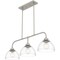 Quoizel Halsey 3-Light Brushed Nickel Island Light HLY336BN - alternate 3